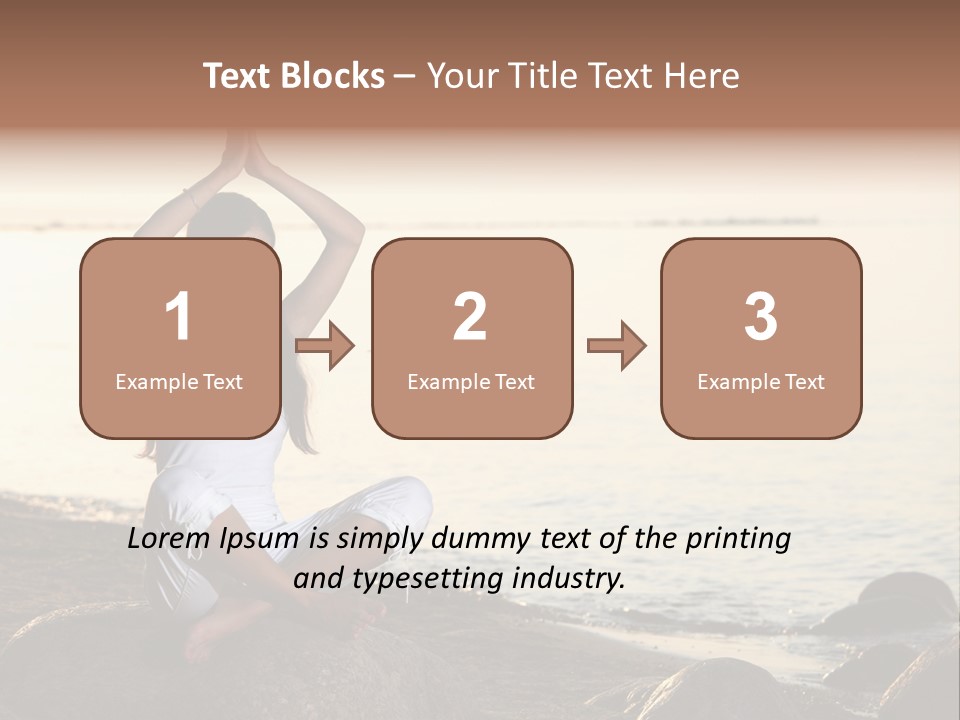 Human Hand Outdoors PowerPoint Template