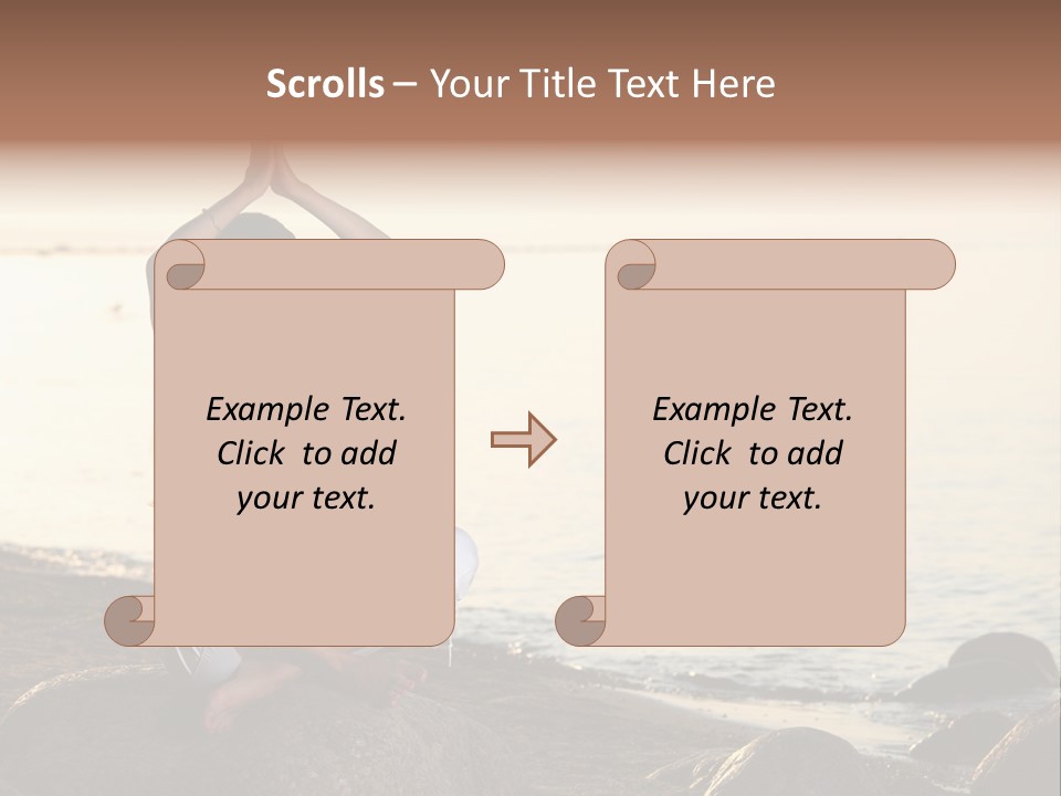 Human Hand Outdoors PowerPoint Template