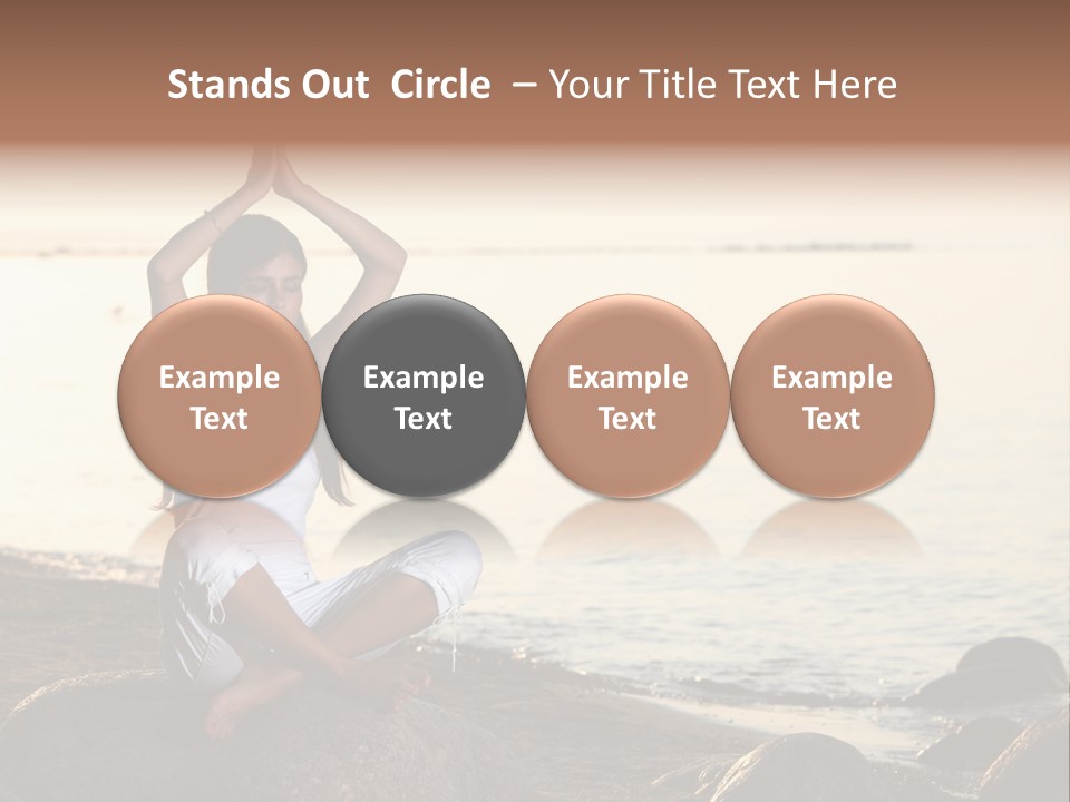 Human Hand Outdoors PowerPoint Template