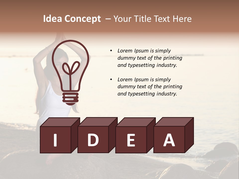 Human Hand Outdoors PowerPoint Template