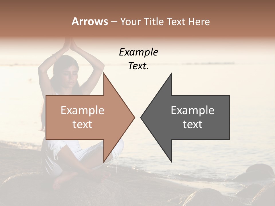 Human Hand Outdoors PowerPoint Template