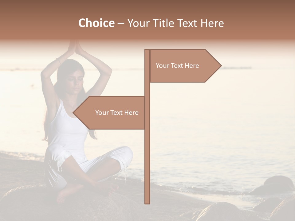 Human Hand Outdoors PowerPoint Template