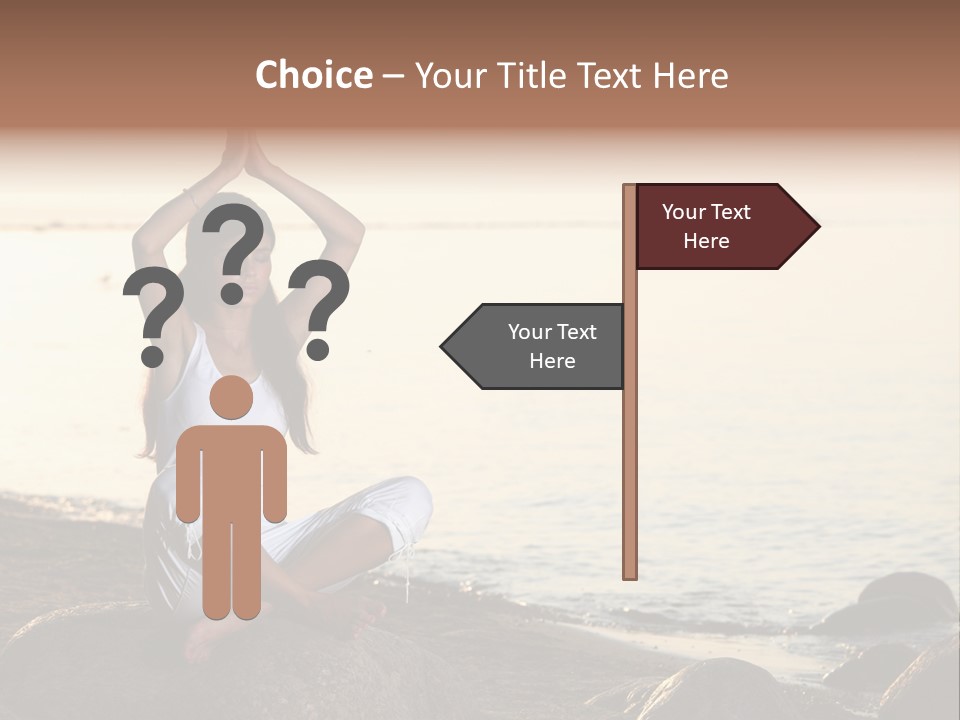 Human Hand Outdoors PowerPoint Template