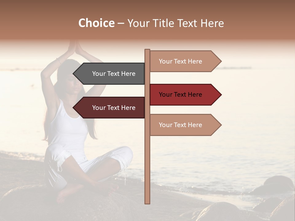 Human Hand Outdoors PowerPoint Template