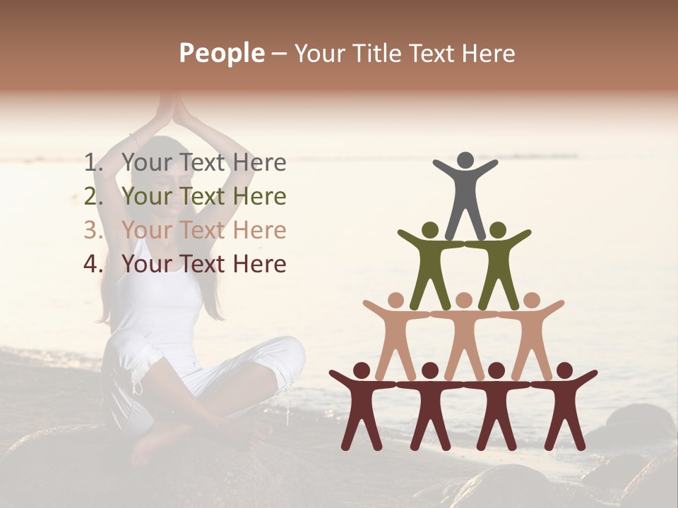 Human Hand Outdoors PowerPoint Template
