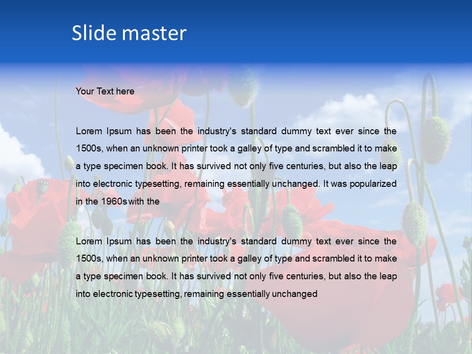Bud Petal Farm PowerPoint Template