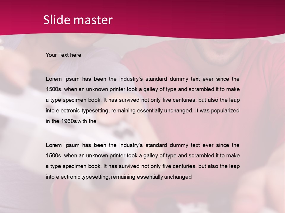 Joysticks Laugh Home PowerPoint Template