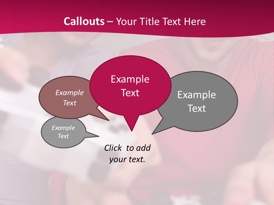 Joysticks Laugh Home PowerPoint Template