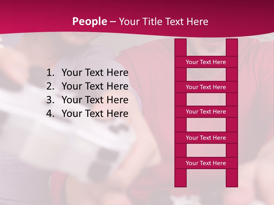 Joysticks Laugh Home PowerPoint Template