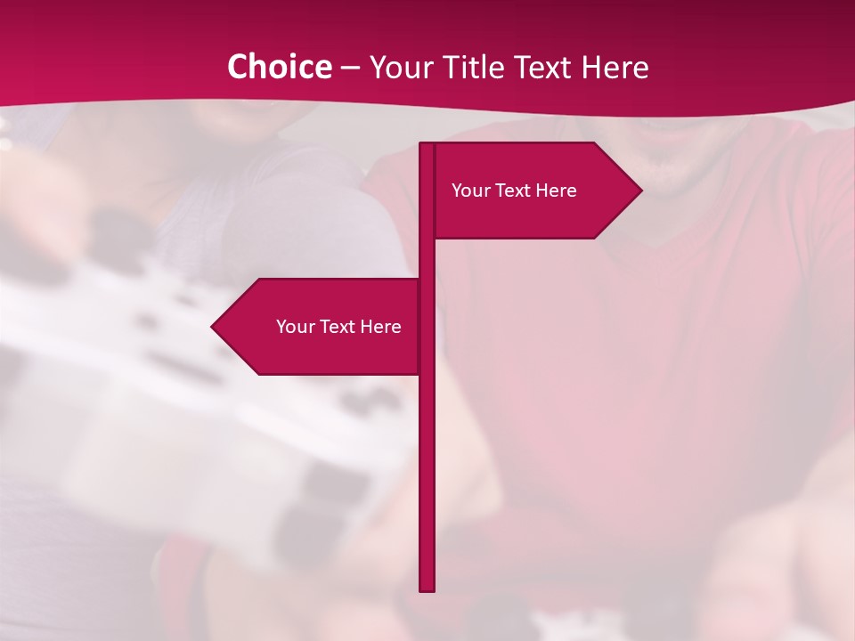 Joysticks Laugh Home PowerPoint Template