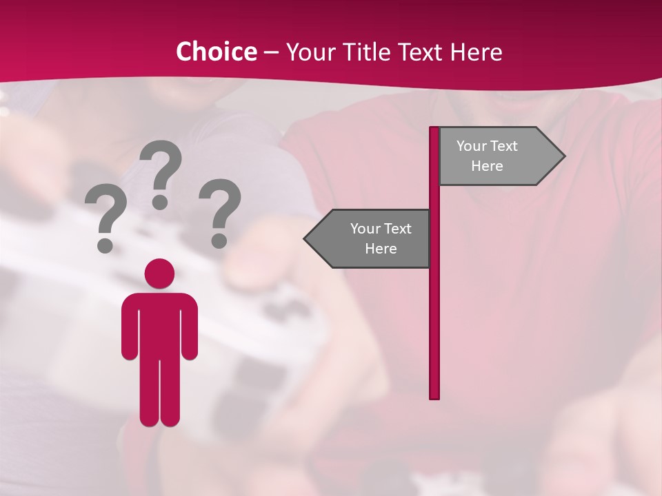 Joysticks Laugh Home PowerPoint Template