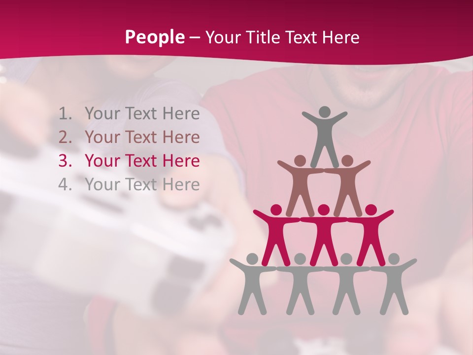 Joysticks Laugh Home PowerPoint Template