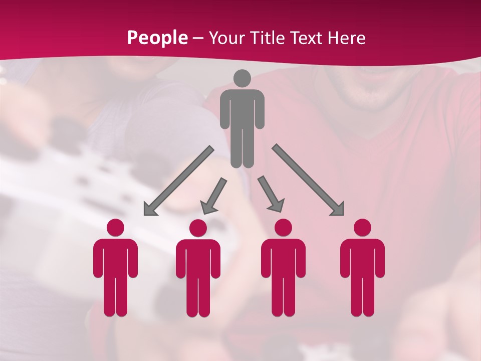 Joysticks Laugh Home PowerPoint Template