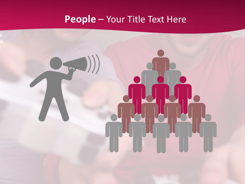 Joysticks Laugh Home PowerPoint Template