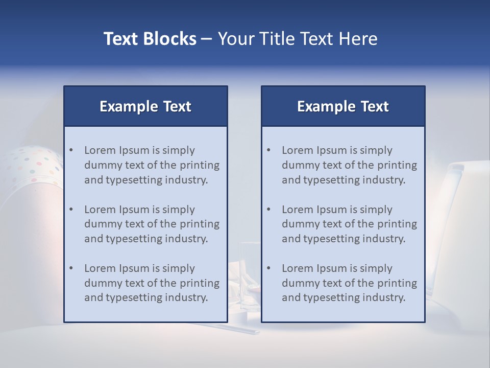 Caucasian Girl Home PowerPoint Template