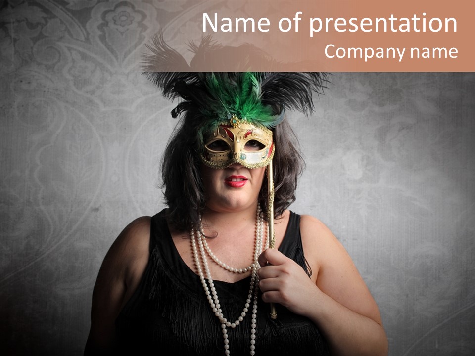 Indoor Big Obese PowerPoint Template