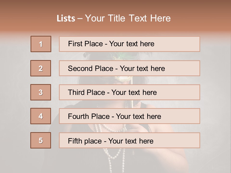 Indoor Big Obese PowerPoint Template