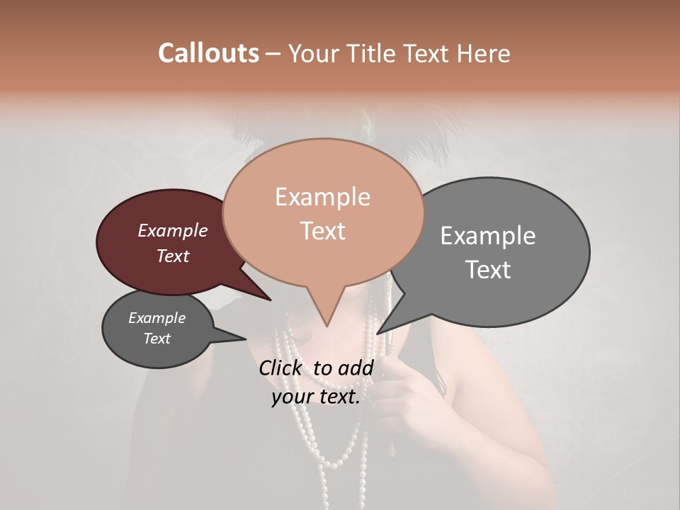 Indoor Big Obese PowerPoint Template