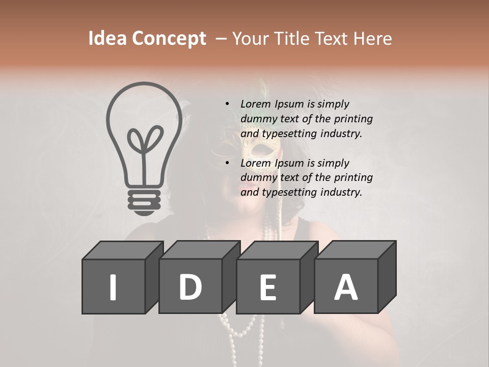 Indoor Big Obese PowerPoint Template