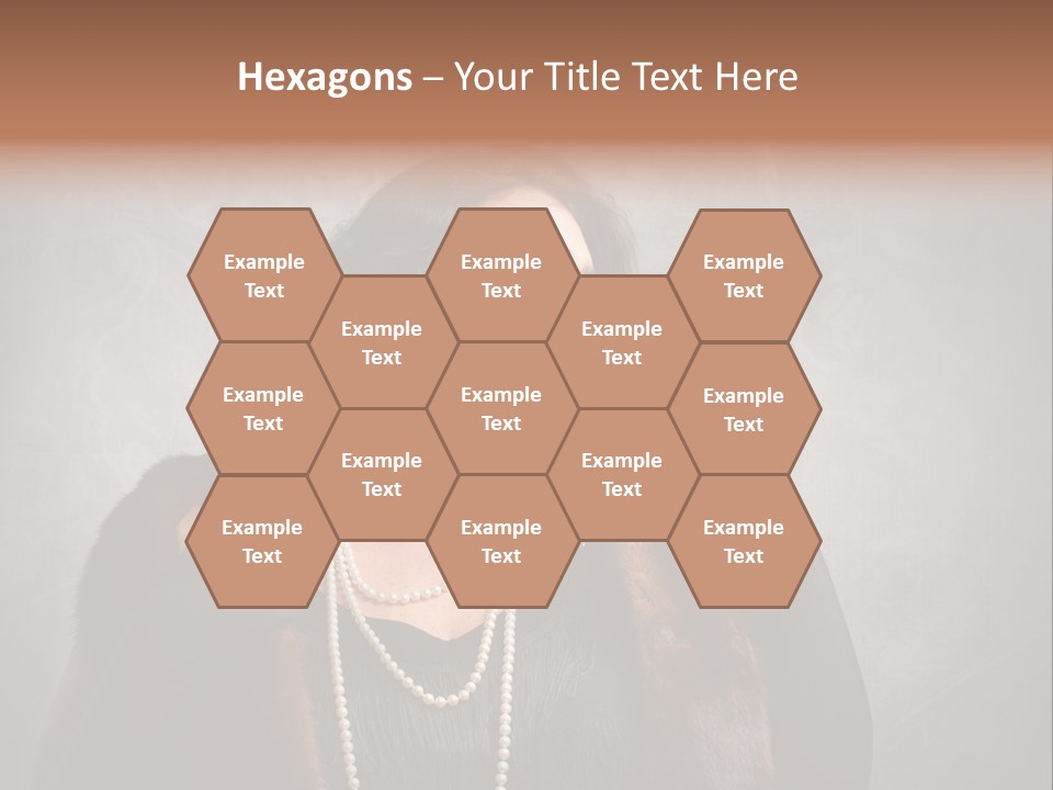 Ugly Female Portrait PowerPoint Template