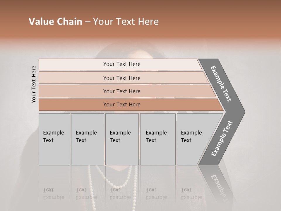Ugly Female Portrait PowerPoint Template