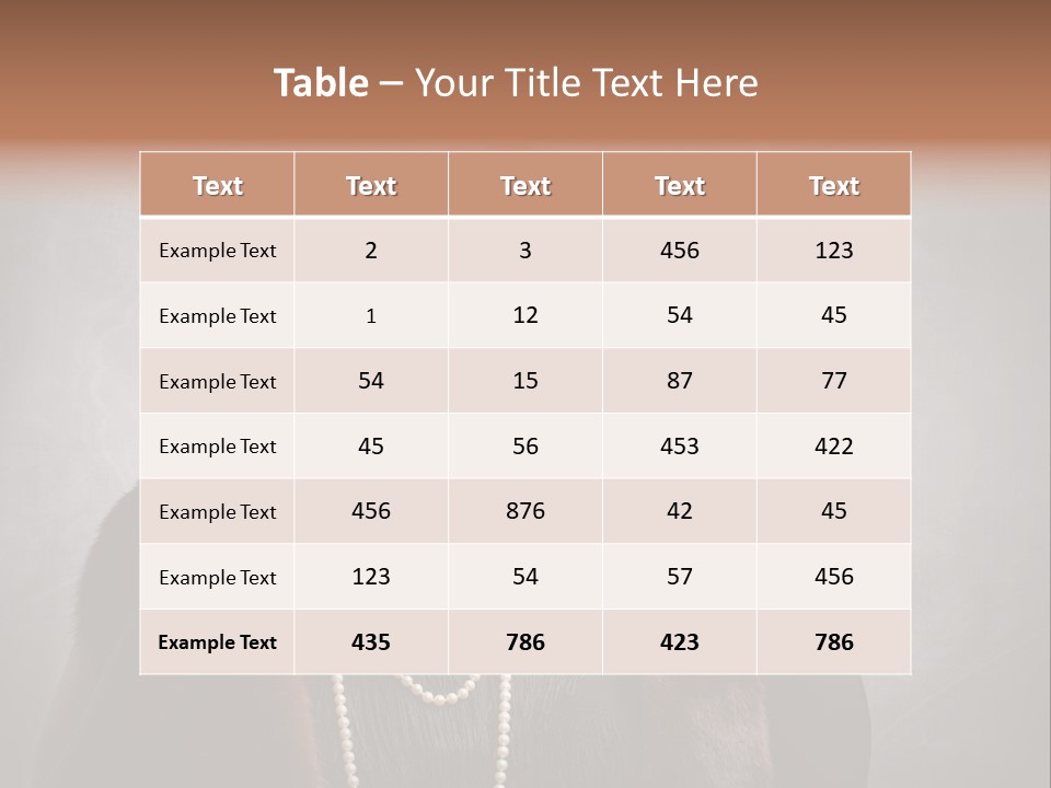 Ugly Female Portrait PowerPoint Template