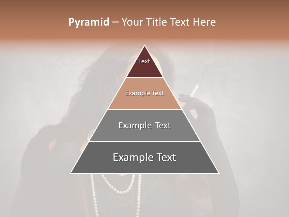 Ugly Female Portrait PowerPoint Template