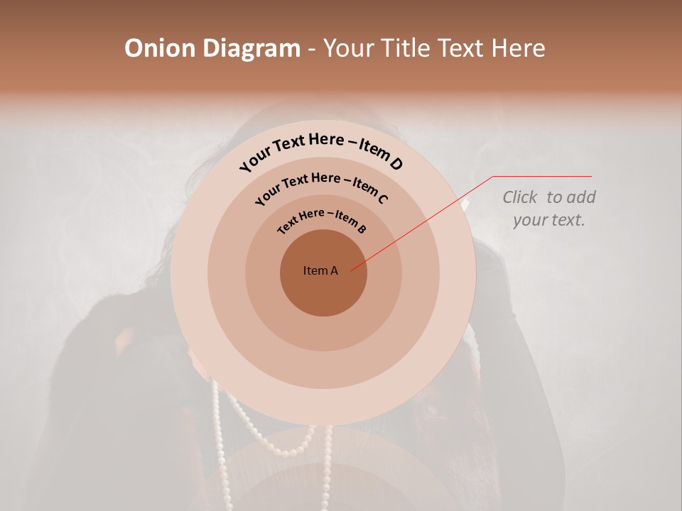 Ugly Female Portrait PowerPoint Template