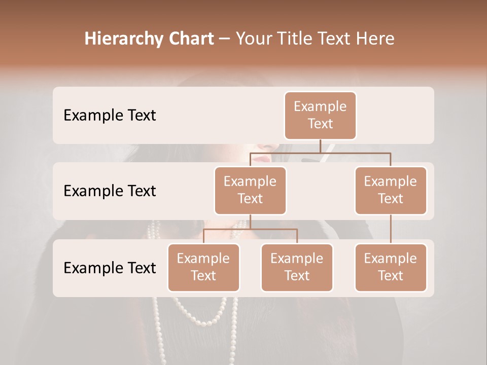 Ugly Female Portrait PowerPoint Template
