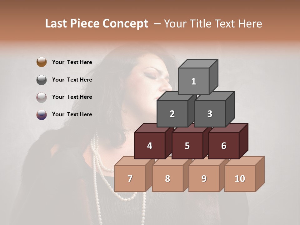 Ugly Female Portrait PowerPoint Template