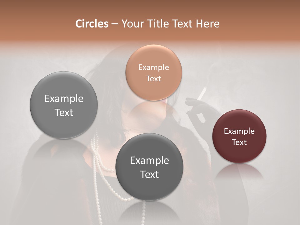 Ugly Female Portrait PowerPoint Template