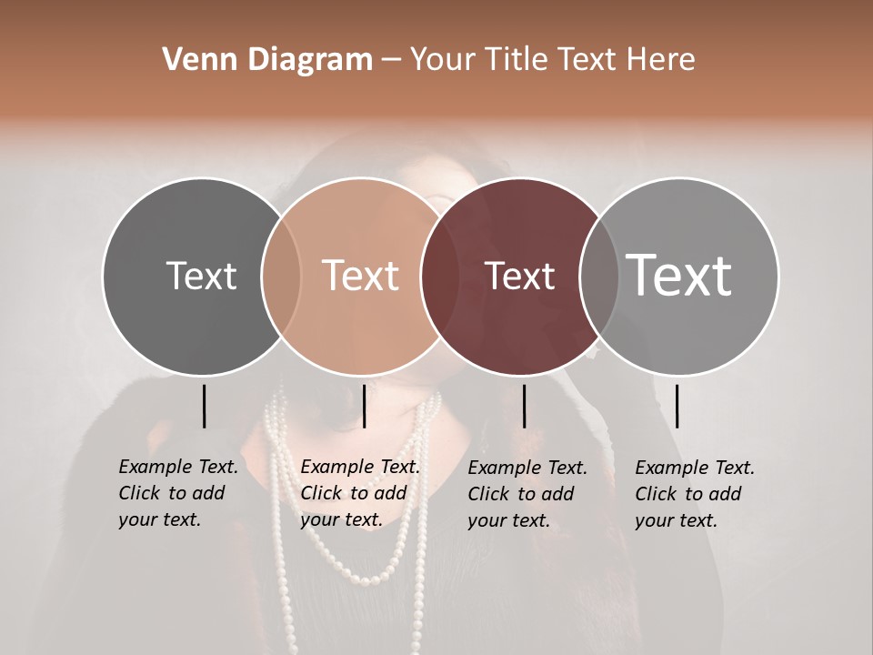 Ugly Female Portrait PowerPoint Template