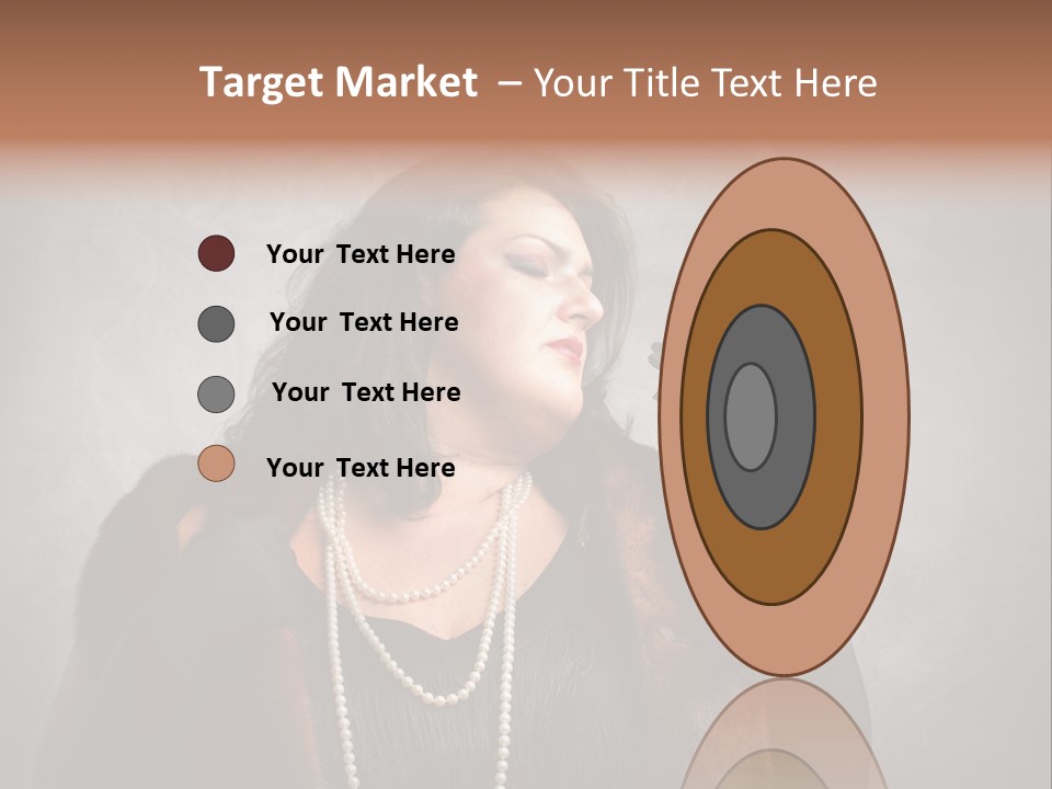 Ugly Female Portrait PowerPoint Template