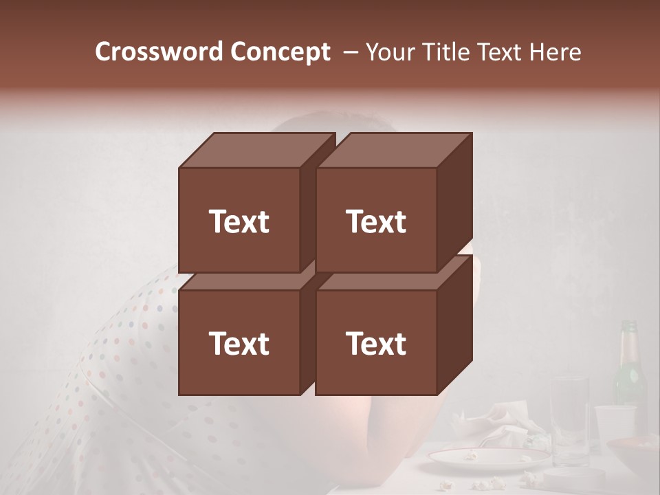 Female Diet Unhealthy PowerPoint Template