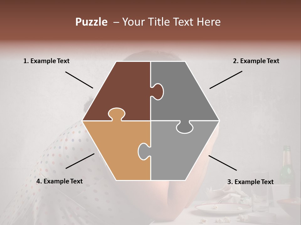 Female Diet Unhealthy PowerPoint Template