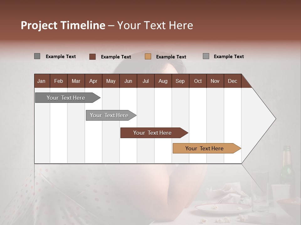 Female Diet Unhealthy PowerPoint Template