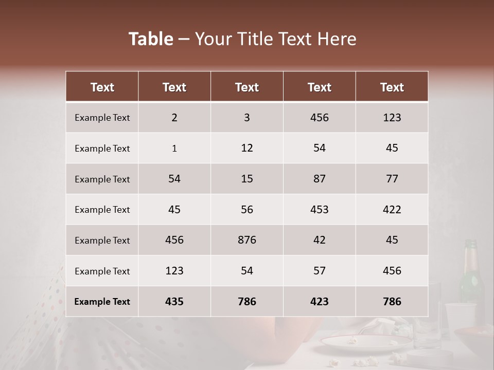 Female Diet Unhealthy PowerPoint Template