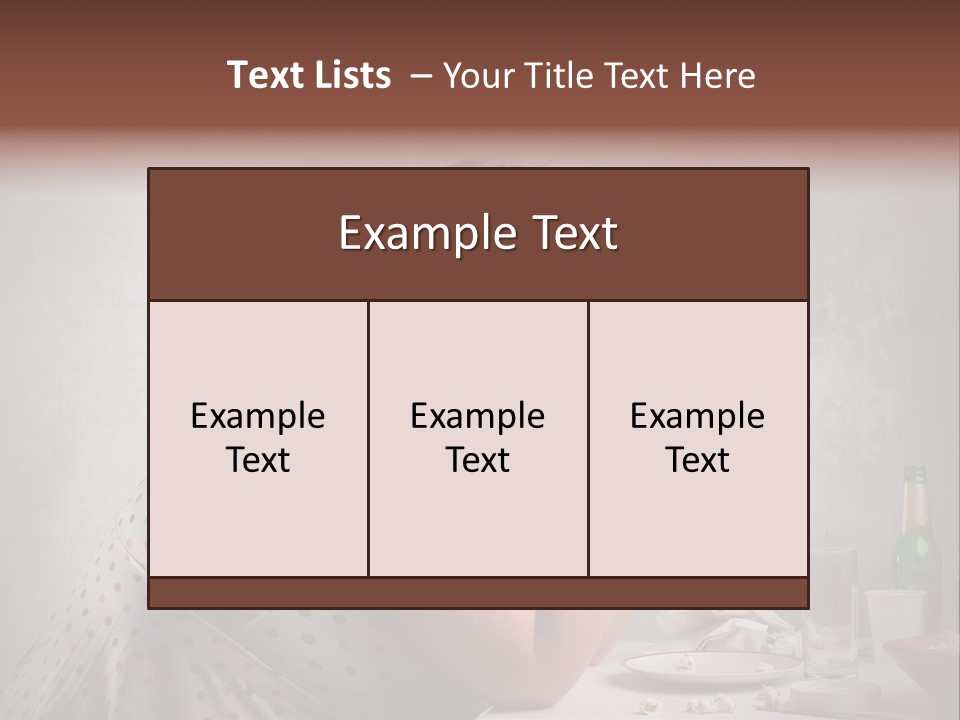 Female Diet Unhealthy PowerPoint Template