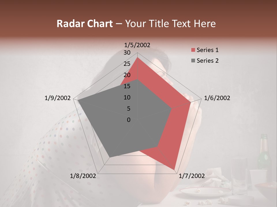 Female Diet Unhealthy PowerPoint Template