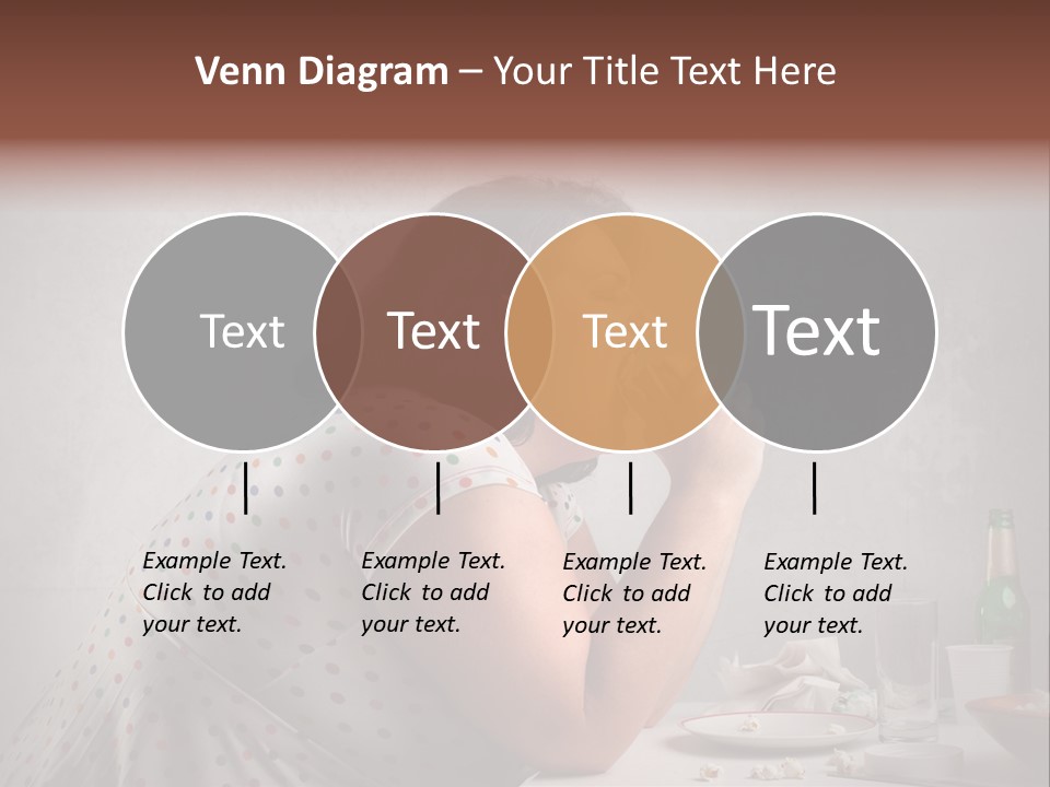 Female Diet Unhealthy PowerPoint Template