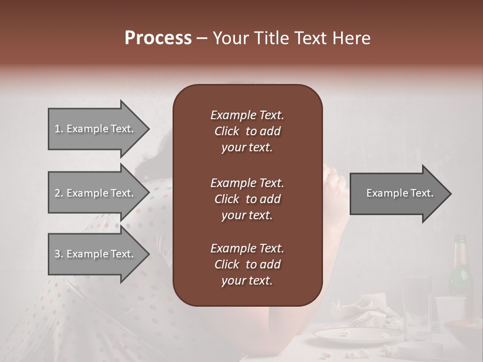 Female Diet Unhealthy PowerPoint Template