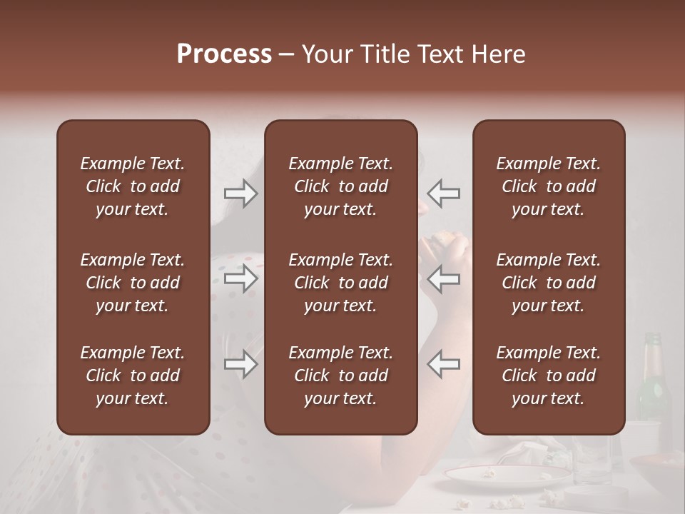 Female Diet Unhealthy PowerPoint Template