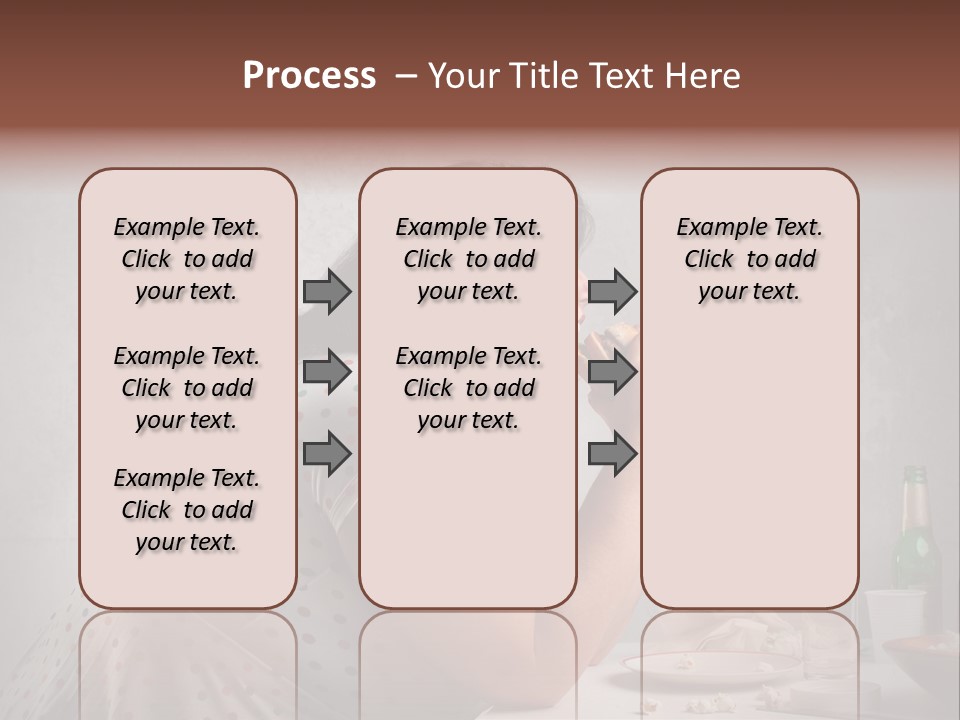 Female Diet Unhealthy PowerPoint Template