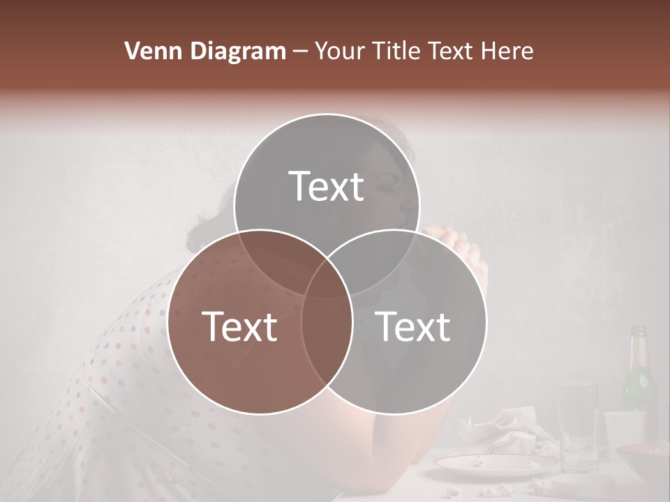 Female Diet Unhealthy PowerPoint Template