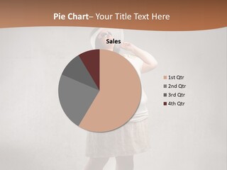 Ironic Girl Female PowerPoint Template