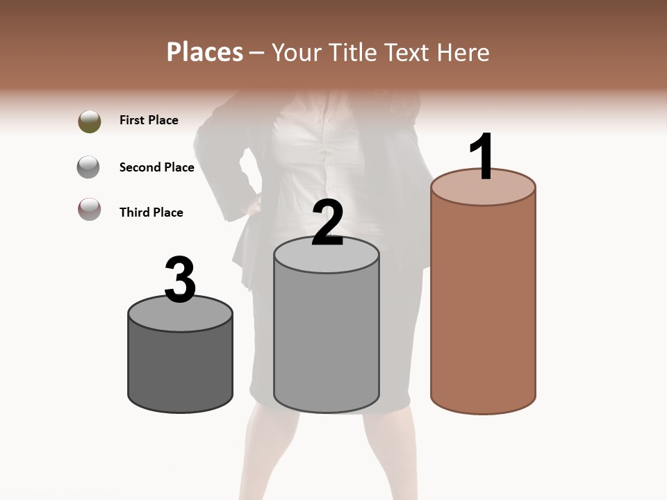 Woman Ugly Glasses PowerPoint Template