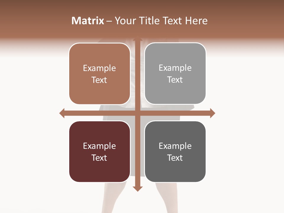 Woman Ugly Glasses PowerPoint Template