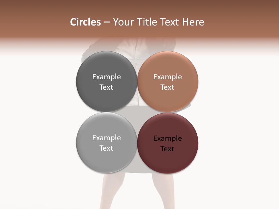 Woman Ugly Glasses PowerPoint Template