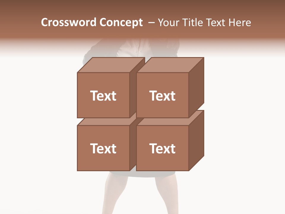 Woman Ugly Glasses PowerPoint Template