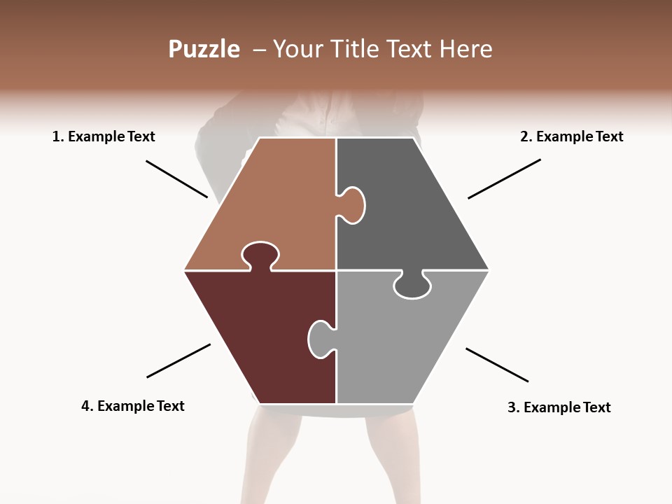 Woman Ugly Glasses PowerPoint Template